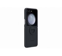 Samsung Étui Coque Z Flip 5 – Silicone avec anneau et support – Marine