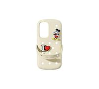 SAMSUNG Crocs Coque en Silicone Galaxy S25+, 2 Charms Jibbitz Originaux Inclus, Beige