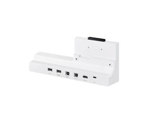 Samsung CY-TF65BBCXEN - Plateau de Connectivité WM65B Gris/Blanc - Ports USB-A/B/C, HDMI, Connecteur d'Accueil - 269.8x56.9x111.3mm