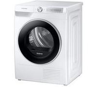 Samsung DV80T6220LH - Sèche-linge - WiFi - largeur : 60 cm - profondeur : 65 cm - hauteur : 85 cm - chargement frontal - blanc Blanc - hublot noir G