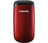 Samsung E1150 3,63 cm (1.43") 72,5 g Rouge