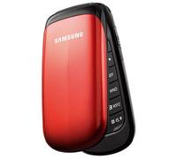 Samsung E1150i unlocked Téléphone portable à clapet Écran 3,6 cm (1,43") Rouge (Import Allemagne)
