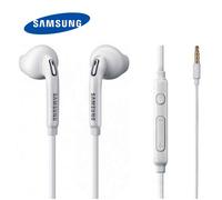 Samsung Ecouteurs Kit Piéton stéréo EO-EG920BW Mini Jack 3.5mm Blanc pour Samsung Galaxy A30