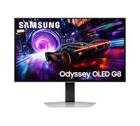 Samsung Ecran 27'' Gaming Odyssey OLED G8-G81SF Argenté 240Hz 0,03ms 3840x2160 250cd/m² 2xHDMI DP 3xUSB Réglab Haut Orient Pivot Inclinable