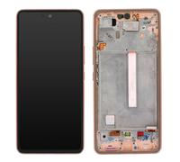 Écran Complet pour Samsung Galaxy A53 5G avec Vitre Tactile et Châssis Rose champagne