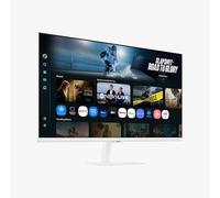 Samsung Moniteur intelligent 32" M7 (M70F) 4K UHD avec Vision AI, applications Smart TV, hub de jeu, USB-C, HDMI, blanc