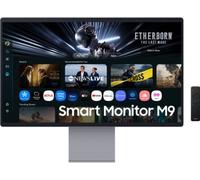 Samsung Smart Monitor M9 (S32FM900), Flat 32", 3840x2160 (UHD 4K), Smart Hub avec AI, Panneau QD-OLED, Office 365, Gaming Hub, Haut-parleur intégré, Télécommande, WiFi, HDMI, DP, USB-C