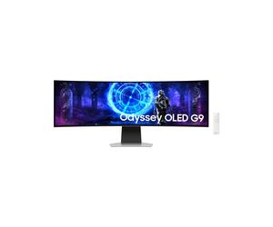 Samsung Écran PC LS49DG954SUXEN 49" OLED Dual QHD 5120x1440 240Hz 0.03ms HDR10+ Gaming FreeSync Premium Pro Tizen Argent