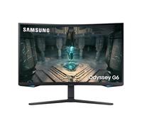 Samsung Ecran PC Odyssey G6 32'' 240Hz, 1ms , Dalle VA, Résolution 2560 x 1440 , 2 500 : 1, 350 cd/m², AMD FreeSyncPremium Pro,CoreSync, Gaming Hub, Pied Ajustable, HDMI, DisplayPort