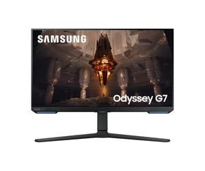 Samsung Ecran PC Odyssey G73T 28'' 144Hz, 1ms, Dalle IPS, Résolution 3840x2160 , 1000:1, 300 cd/m²,AMD FreeSync Premium Pro, Compatible G-Sync, Gaming Hub, Samsung TV Plus, Pied Ajustable, DisplayPort