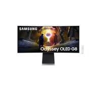 Samsung Écran PC OLED 34" UltraWide Quad HD 3440x1440 175Hz 0.03ms GtG FreeSync Premium Pro HDMI 2.1/DisplayPort 1.4 Argent