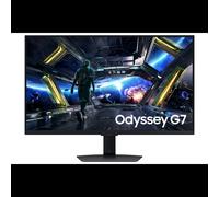 Samsung Ecran PC Plat 32" 4K Ultra HD 3840x2160 LCD IPS 1ms 144Hz, FreeSync Premium, HDR400, HDMI/DisplayPort, Hub USB, Tizen, Noir
