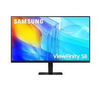 Samsung Écran PC Plat ViewFinity - S80D 32'', 4K Résolution 3840x2160, Dalle IPS, HDR10, 350 cd/m2, Installation One Click, Orientable, Inclinable, Support Mural VESA, Ports HDMI et DP