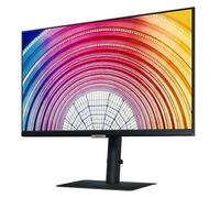 Samsung Écran PC Professionnel 24'' Série S60A Noir, Dalle IPS, QHD (2560 x 1440), HDMI, Display Port, Hub USB, Pied Has et Fonction Pivot