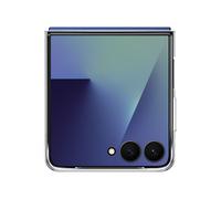 Samsung EF-AF766CTEGWW Housse Silicone Transparent 6.9" pour Galaxy Z Flip7, Protection Anti-Jaunissement, Packaging Boîte avec Crochet