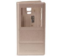 Samsung EF-CN910BE Etui à rabat S-View pour Samsung Galaxy Note 4 Or