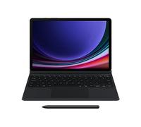 Samsung EF-DX715 Étui de protection pour Galaxy Tab S9, Tab S9 FE, clavier QWERTZ, touches de fonction, connecteur POGO, pavé tactile, compartiment S Pen Noir