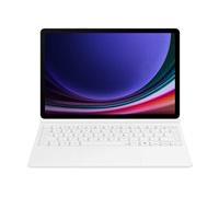 Samsung Housse Book Cover Keyboard Galaxy Tab S10FE/S9/S9 FE avec touche Galaxy AI Blanc E