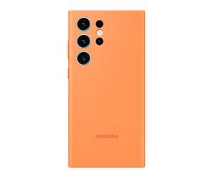 Samsung EF-PS918TOEGUS Étui de Protection en Silicone pour Galaxy S23 Ultra, avec variété de Couleurs, Prise en Main Lisse, Design Doux et élégant, Version américaine, Orange