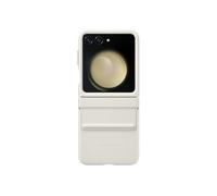 Coque En Éco-Cuir Officielle Samsung Galaxy Z Flip5 - Crème (Blanc)