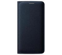 Samsung EF-WG920PBEG Etui Folio Type Porte-Feuille Aspect Cuir avec Compartiment pour CRougeit Card pour Samsung Galaxy S6 - Noir