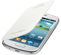 Samsung EFC-1M7FWEC Étui en cuir à rabat pour Samsung Galaxy S3 Mini Blanc