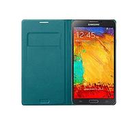 Samsung EFWN900B Etui Portefeuille en cuir pour Samsung Galaxy Note 3 Turquoise