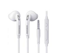 Samsung EO-EG920BW - Écouteur Intra Auriculaire - Prise Jack 3.5 - Telecommande - Cable Plat - Blanc (En Vrac)