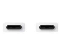 Samsung EP-DX310 Câble de Données pour le Chargement, USB Type-C vers USB Type-C (5A, 1,8 m), Blanc