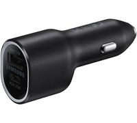 Samsung EP-L4020NBEGEU Chargeur USB 25 W, 15 W 1x USB-C®, 1x USB-A Power Delivery 3.0, QC 2.0, Adaptive Fast Charge noir pour voiture chargeur rapide