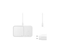 Samsung EP-P5400 - Plot de charge sans fil + adaptateur secteur - 15 Watt - 2.77 A - AFC - blanc
