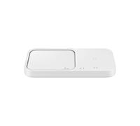 Samsung EP-P5400BWEGEU Chargeur Duo Sans Fil 15W Blanc USB pour Smartphone, Smartwatch, Écouteurs - Refroidissement intégré - Voyant LED