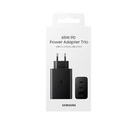 Adaptateur secteur Trio 65W - 2 x USB-C - 1 x USB-A - Noir - sans câble