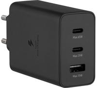 Samsung EP-T6530 - Adaptateur secteur - 65 Watt - 3 A - PD 3.0, SFC 2.0 - 3 ports de sortie (USB, 2 x USB-C)