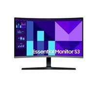 Samsung Essential S3 S27D390GAU - S39GD Series - écran LED - incurvé - 27" - 1920 x 1080 Full HD (1080p) @ 100 Hz - VA - 250 cd/m² - 4000:1 - 4 ms - HDMI, VGA - noir