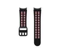 Samsung Bracelet pour montre intelligente ET-SXR86 S/M noir/rouge pour Galaxy Watch4/Watch4 Classic
