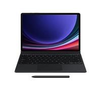 SAMSUNG Étui de Protection EF-DX815 pour Galaxy Tab S9+ | Clavier QWERTZ, Touches de Fonction, connecteur POGO, pavé Tactile, Compartiment S Pen et Commande gestuelle Noir