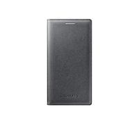 Samsung Etui de Protection Folio avec Fonction Marche/Arrêt Ecran Automatique pour Samsung Galaxy A3 (2015) - Noir Charbon