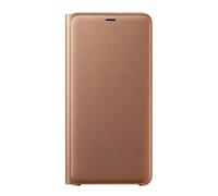 Samsung Étui de Protection pour Samsung Galaxy A7 Flip Wallet Dorée