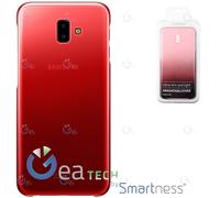 Samsung Étui Original Gradation Cover COMPATIBILE Galaxy J6+ Plus J610 Red