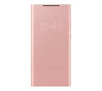 Samsung Étui pour Galaxy Note20 Folio LED Modèle View Cover avec Porte-cartes