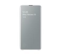 Samsung Étui pour Galaxy S10e Folio Modèle Clear View Cover Blanc