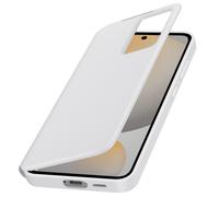 Samsung Étui pour Galaxy S24 FE Clapet Fenêtre Tactile Porte-carte Blanc