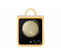 Coque silicone avec anneau Z Flip 5 Abricot