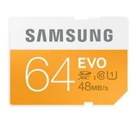 Samsung EVO MB-SP64D - Carte mémoire flash - 64 Go - UHS Class 1 / Class10 - SDXC UHS-I