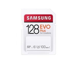 SAMSUNG Evo Plus 128GB Full SD Card 100MB/S