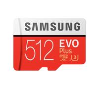 512GB Samsung EVO Plus MicroSDXC 100MB/s +Adapter