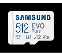 Samsung Evo Plus Carte microSD SDXC 512 Go UHS-I, V30 A2 Application jusqu'à 160MB/s nouvelle arrivée 2024