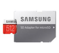 Samsung EVO Plus MB-MC512HA - Carte mémoire flash (adaptateur microSDXC vers SD inclus(e)) - 512 Go - UHS-I U3 / Class10 - microSDXC UHS-I
