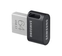 Samsung MUF-64AB lecteur USB flash 64 Go USB Type-A 3.1 (3.1 Gen 1) Noir, Acier inoxydable - Lecteurs USB flash (64 Go, USB Type-A, 3.1 (3.1 Gen 1), Pivotant, 3,1 g, Noir, Acier inoxydable)